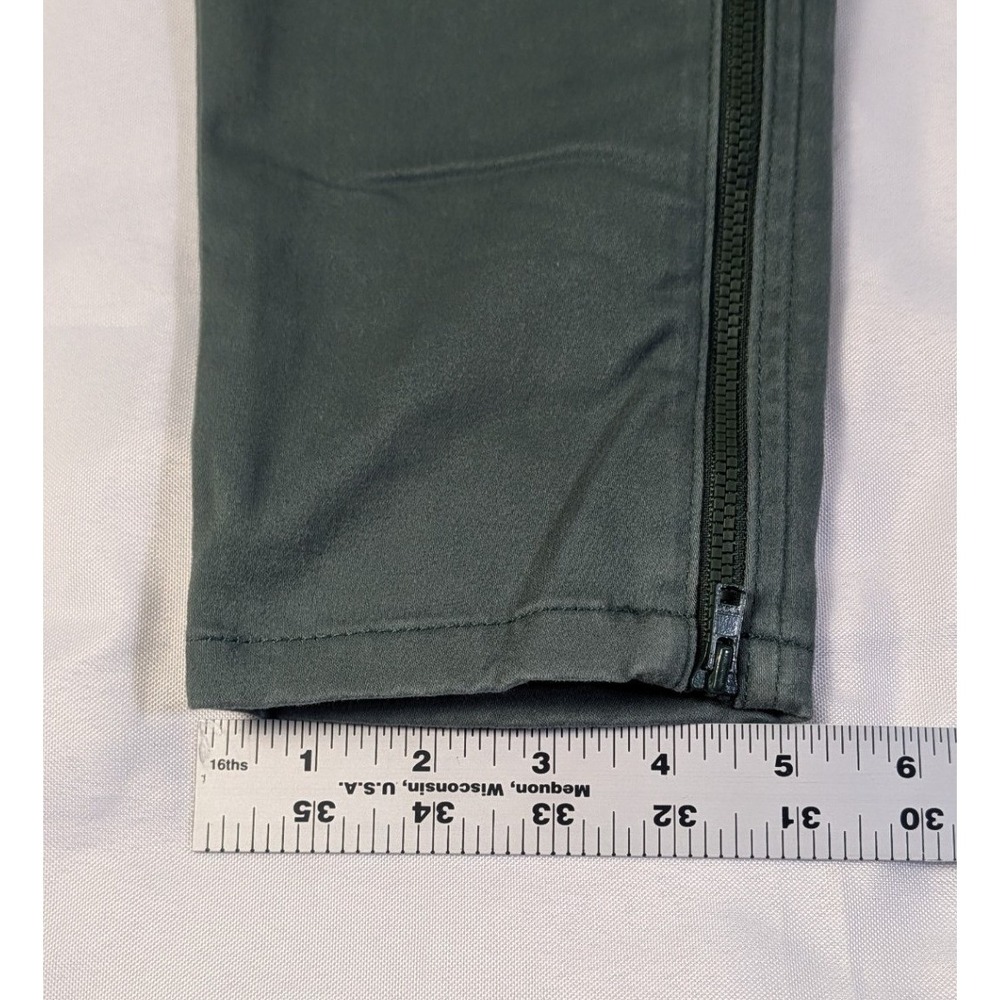 5.11 Tactical Wyldcat Pants Womens 6 Regular Green Slim Fit Zipper Ankle Gusset - Picture 9 of 11